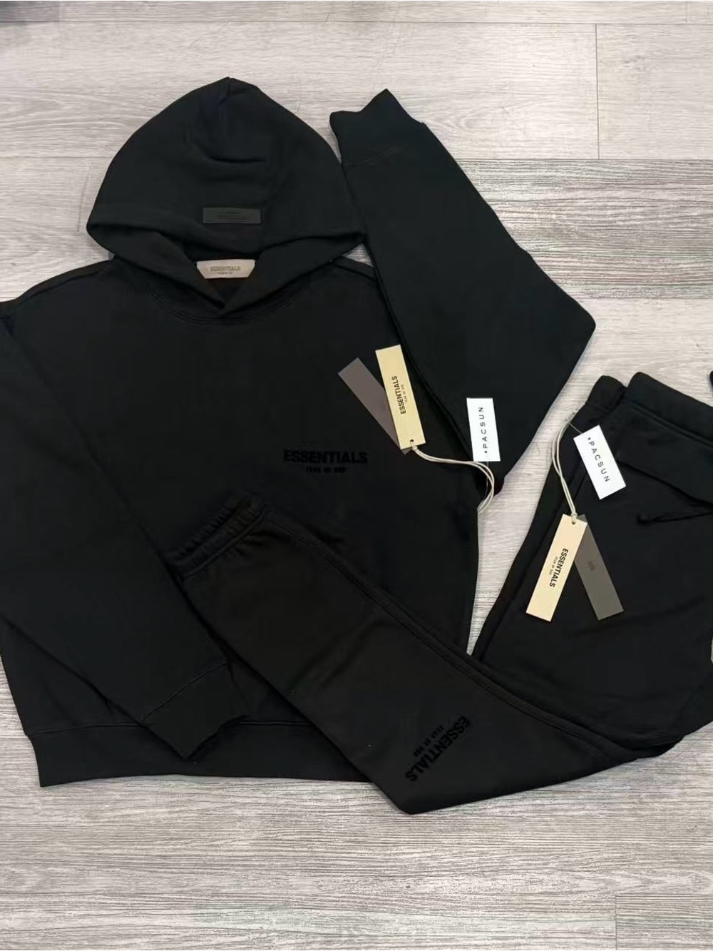Men’s Black hoodie and pants sets